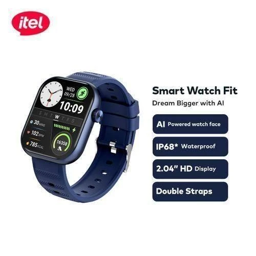 itel Fit 020 AI-Powered Wireless Calls Smart-Watch ISW-020 + Free Extra Strap